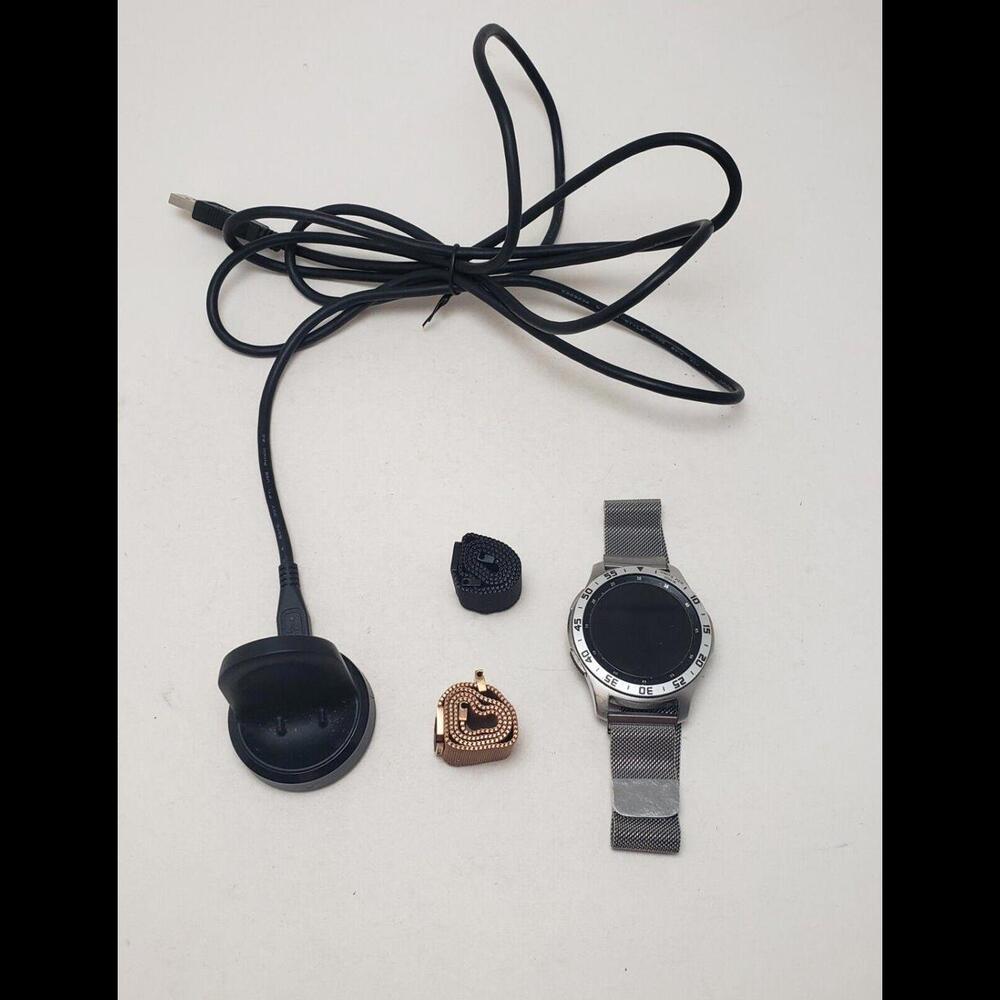 Samsung Galaxy Silver Watch SM-R805U 46mm LTE Unlocked With Bands‎ And Charger